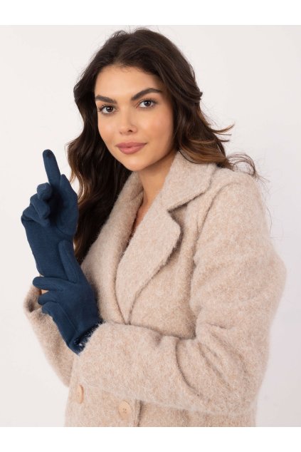 Dámske Rukavice farba Morská kód AT-RK-239503.31 (Farba Morská, Veľkosť S/M)