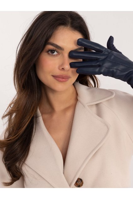 Dámske Rukavice farba Granatovo-modrá kód AT-RK-239804.86 (Farba Granatovo-modrá, Veľkosť S/M)