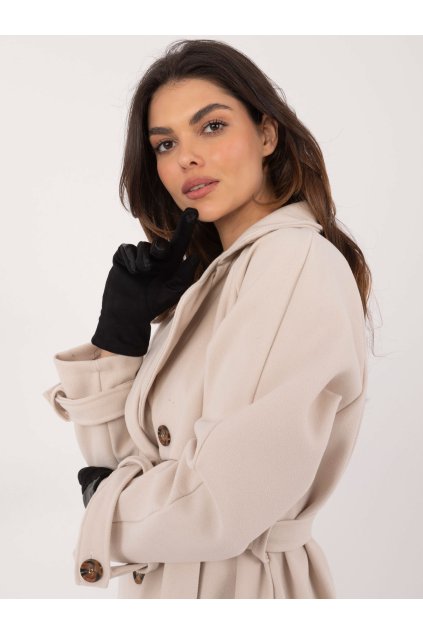 Dámske Rukavice farba Čierna kód AT-RK-239805.95 (Farba Čierna, Veľkosť S/M)