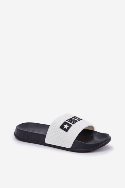 Pánské papuče big star jj174506 biele / (Veľkosť 40)