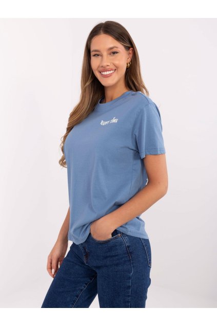 Dámske s podtlačou farba tmavo-modrá kód D12022AC02645G (Farba Tmavo-modrá, Veľkosť L)