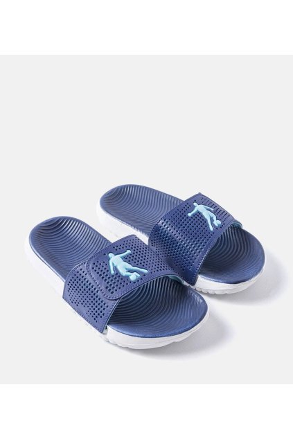 Biele a tmavomodré gumené šľapky Athens Z81-20 WHITE/NAVY 30 - GM (Veľkosť 30)