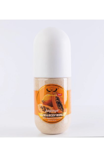 Peeling na tvár a telo Pretty Cowry s extraktom z papáje 300 ml D6C5+D22B4+D5C5/PC8318 PAPAYA 300 ml - GM (Veľkosť 300 ml)
