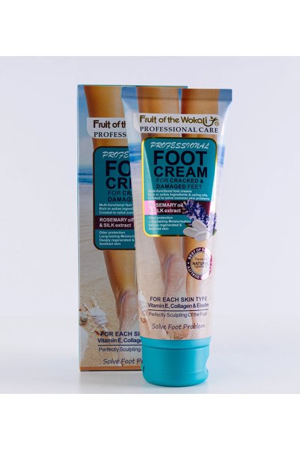 Krém na nohy Fruit of the Wokali Rosemary oil & silk extract 130ml D25A6/WLK487 130 ml - GM (Veľkosť 130 ml)