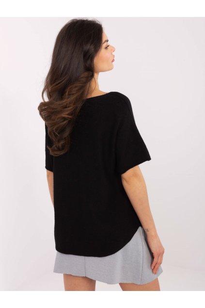 Dámsky sveter farba Čierna kód MO-SW-0702.36