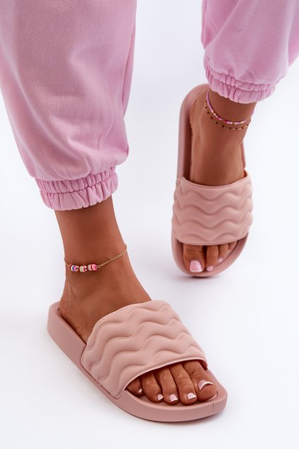 Lehké Dámské Žabky Na Bazén Růžové Beliordia (Veľkosť 37)