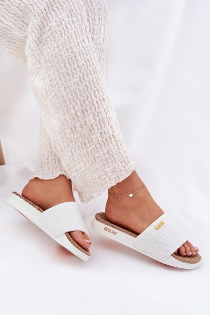 Dámske papuče big star rr274a103 biele / (Veľkosť 36)