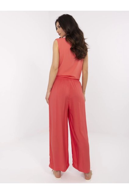 Dámske Nohavice farba Koralová kód D73761M62237B (Farba Koralová, Veľkosť L)