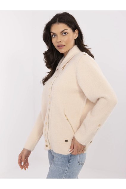 Dámska Bunda farba Svetlo-béžová kód MBM-KR-L176.87