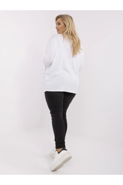 Dámska blúzka plus size biela RV-BZ-A524.80