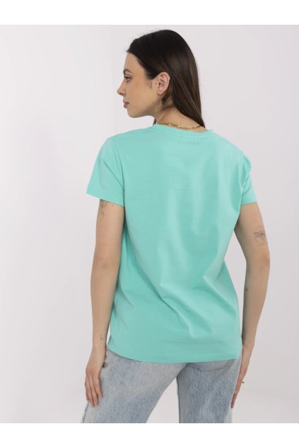 Dámske jednofarebné farba tyrkysová kód CLM-TS-1640.87 (Farba Tyrkysová, Veľkosť M)