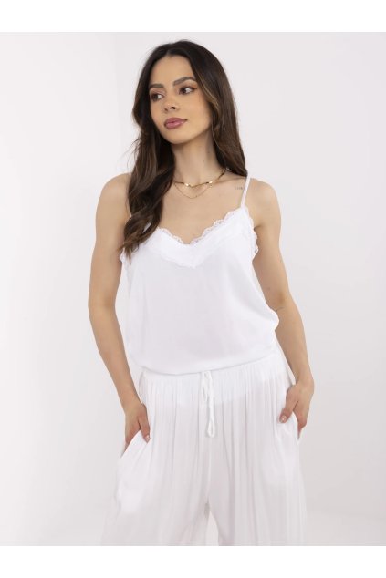 Dámsky Top farba biela kód D73761M11059A3 (Farba Biela, Veľkosť XS)