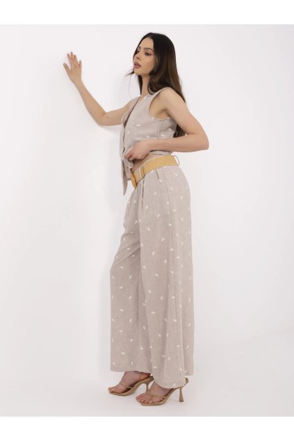 Dámske Komplet farba Tmavo-béžová kód DHJ-KMPL-20882.66 (Farba Tmavo-béžová, Veľkosť ONE SIZE)