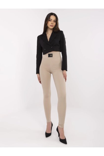 Dámske Legíny farba Béžová kód CLM-LG-1389-1.91 (Farba Béžová, Veľkosť S)