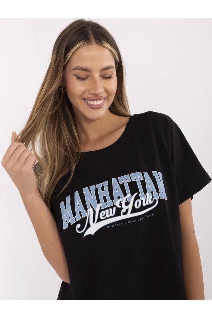 Dámske s podtlačou farba čierna kód CLM-TS-0023.94 (Farba Čierna, Veľkosť L)