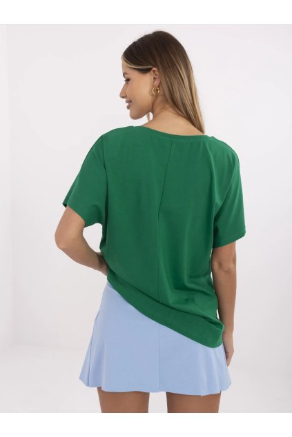 Dámske s podtlačou farba zelená kód CLM-TS-0023.94 (Farba Zelená, Veľkosť L)