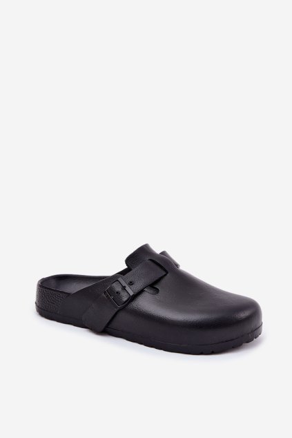 Penové papuče pánské s remienkom big star rr174a022 čierne / (Veľkosť 40)