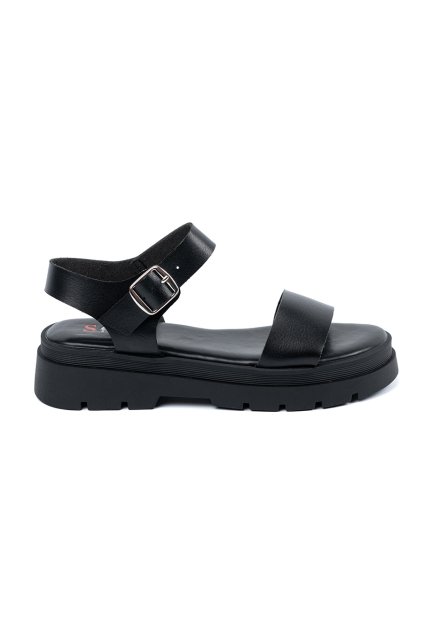 Čierne dámske sandále na platforme Seastar kod CCC -1-