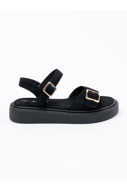 Čierne dámske sandále na platforme Seastar kod CCC -1-