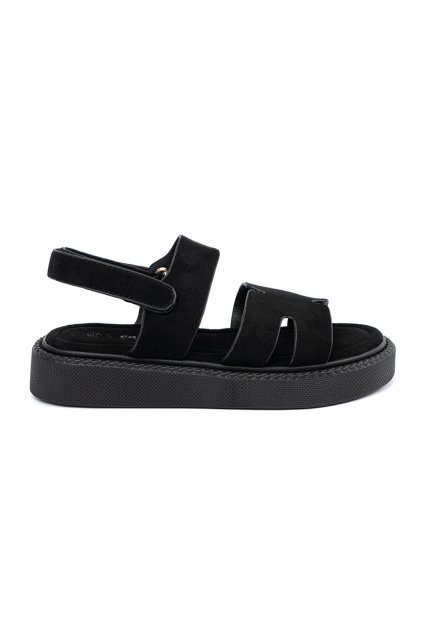 Čierne dámske sandále na platforme Seastar kod CCC -1-