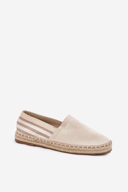 Pánské espadrilky z z eko semišue béžové Nessar