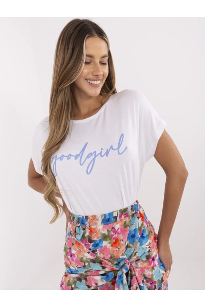 Dámske s podtlačou farba biela kód D12100M02737A (Farba Biela, Veľkosť L)