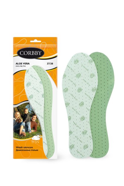Corbby ALOE VERA wkładki z ekstraktem z aloesu (Veľkosť Uni veľkosť 36-46)