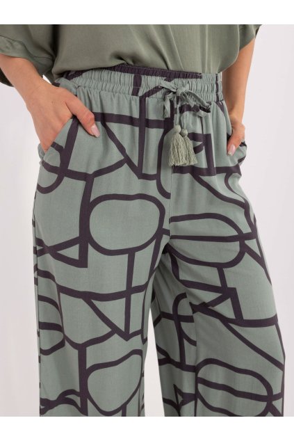 Dámske Nohavice farba Pistáciová kód D73771M62237G (Farba Pistáciová, Veľkosť M)