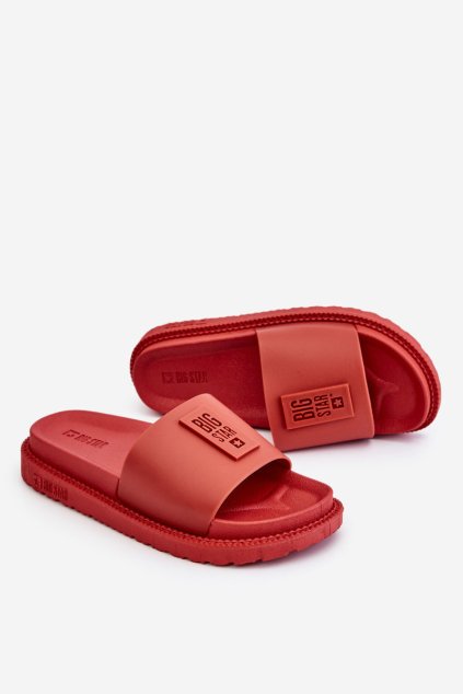 Dámské papuče Big Star LL274430 červené (Veľkosť 36)