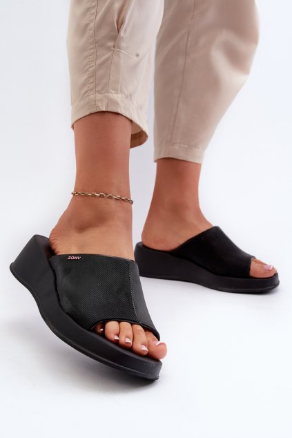 Vonné Dámske Sandále na výšlapu zaxy ll285083 čierne / LL285084 (Veľkosť 35.5)
