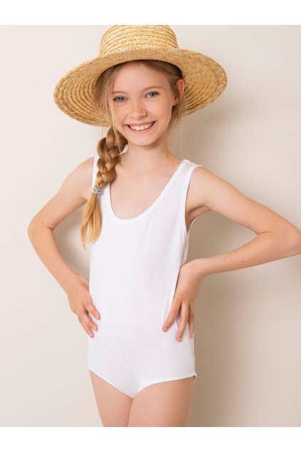 Dievčenské Body farba Biela kód BR-BO-2538 (Farba Biela, Veľkosť 104)