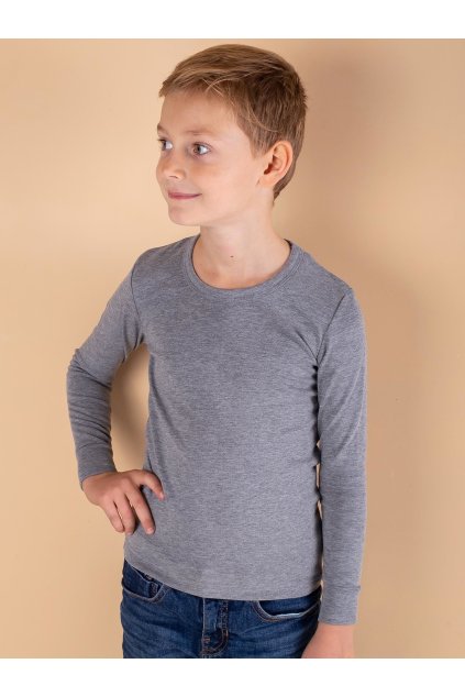 Chlapčenské Blúzka farba Tmavo-sivá kód BR-BZ-847.06X (Farba Tmavo-sivá, Veľkosť 122/128)