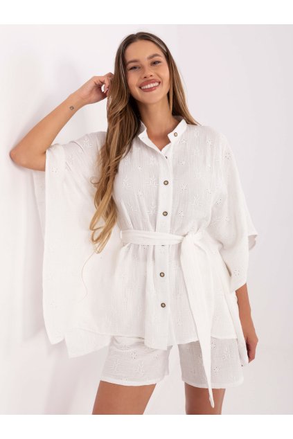 Dámske Komplet farba Biela kód LK-KMPL-510072.68 (Farba Biela, Veľkosť L/XL)