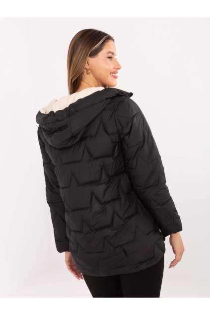 Dámska Bunda farba Čierna kód MBM-KR-2519.21 (Farba Čierna, Veľkosť M)