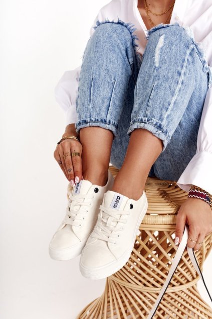 Dámske tenisky big star dd274451 biele / DD274451 WHITE (Veľkosť 39)