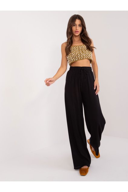 Dámske Nohavice farba Čierna kód LK-SP-509331.25 (Farba Čierna, Veľkosť S/M)