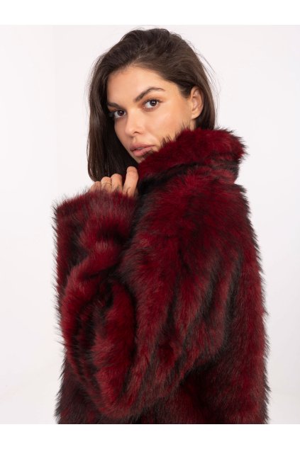 Dámska Bunda farba Bordová kód IT-KR-2502.50 (Farba Bordová, Veľkosť ONE SIZE)