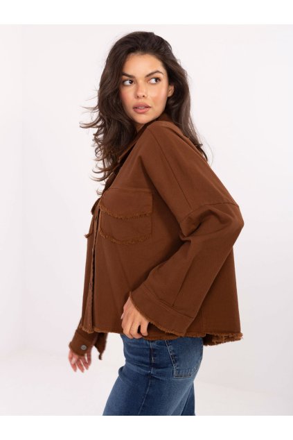 Dámske Košeľa farba Hnedá kód IT-KS-FL5779.87 (Farba Hnedá, Veľkosť ONE SIZE)