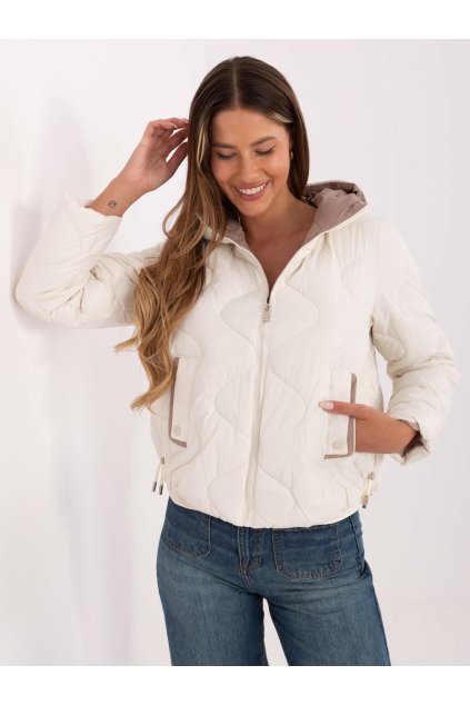 Dámska Bunda farba Okrová kód MBM-KR-2211.88 (Farba Okrová, Veľkosť M)