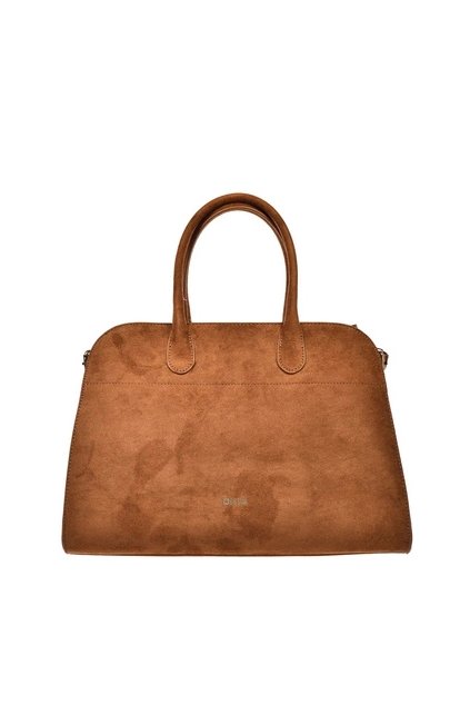 Dámská shopper taška z eko zamše big star ss574008 hnedé / (Veľkosť Uni)