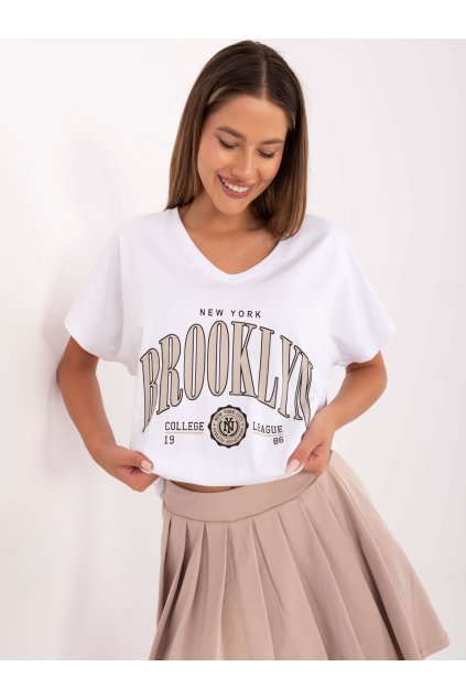 Dámske Komplet farba Bielo-béžová kód RV-KMPL-A774.49 (Farba Bielo-béžová, Veľkosť ONE SIZE)