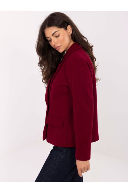 Dámska Bunda farba Bordová kód IT-KR-FL9559.02P (Farba Bordová, Veľkosť ONE SIZE)