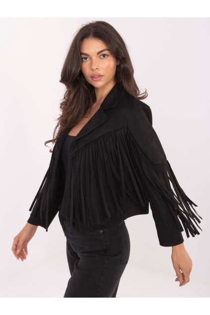 Dámska Bunda farba Čierna kód MI-KR-22895.65 (Farba Čierna, Veľkosť ONE SIZE)