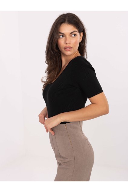 Dámsky sveter farba Čierna kód PM-SW-B-627.63 (Farba Čierna, Veľkosť ONE SIZE)