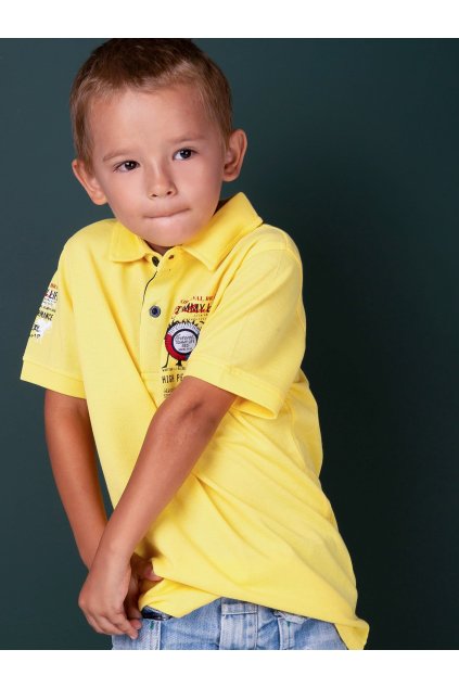 Chlapčenské Blúzka farba Žltá kód 298-BZ-TL-10459.04P (Farba Žltá, Veľkosť 98)