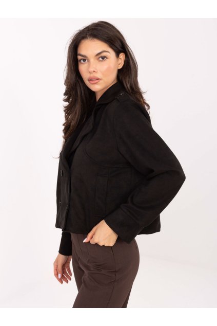 Dámska Bunda farba Čierna kód MI-KR-A5157.83 (Farba Čierna, Veľkosť ONE SIZE)