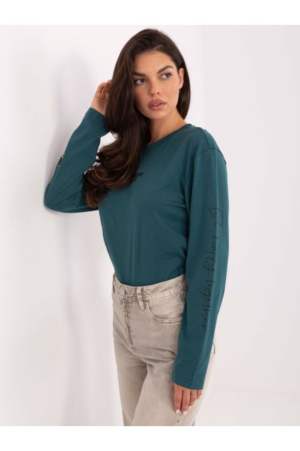 Dámske s podtlačou farba morská kód D12022M02688B (Farba Morská, Veľkosť XS)