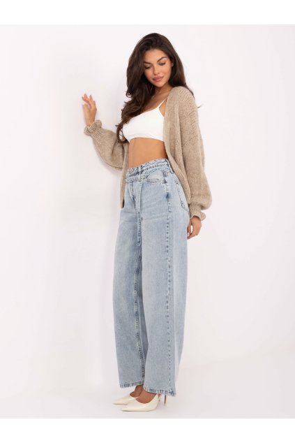 Dámske Nohavice farba Svetlo-modrá kód D80018BB62570L191 (Farba Svetlo-modrá, Veľkosť S)