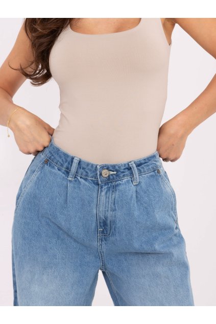 Dámske Nohavice farba Modrá kód D80030BI62568L211 (Farba Modrá, Veľkosť XS)