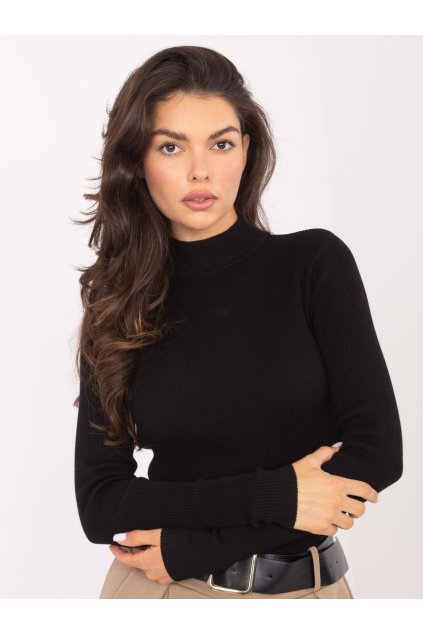 Dámsky sveter farba Čierna kód D93050Z90814A (Farba Čierna, Veľkosť L)